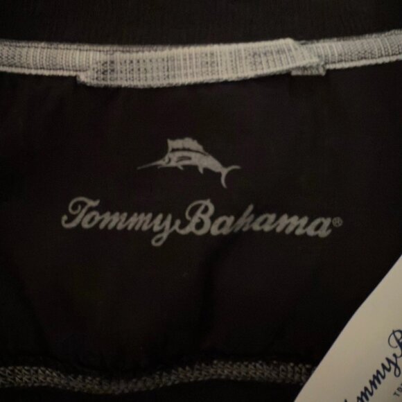 Tommy Bahama Tobago Bay Half Zip Pullover Men’s 2XB Black Big & Tall - Picture 5 of 6